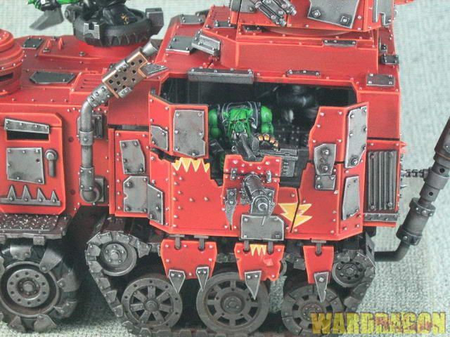 25mm Warhammer 40K WDS painted Ork Battlewagon a85  