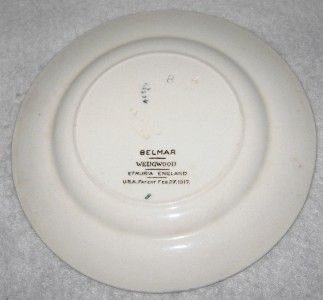 Set 5 Wedgwood China Edme BELMAR 7 Dessert Pie Plates  