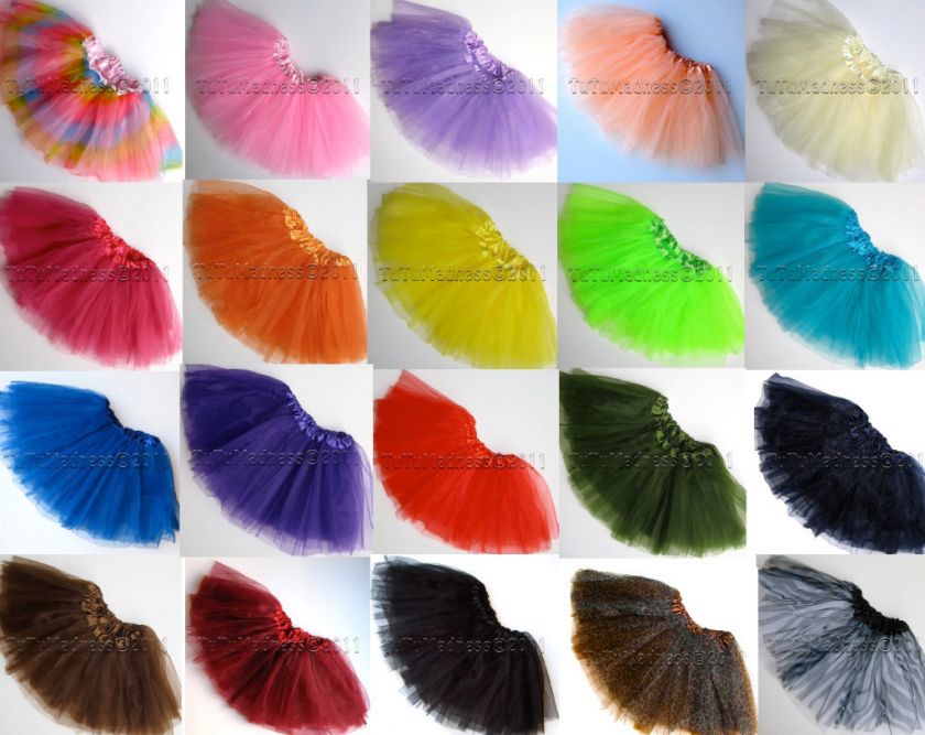   TUTU PARTY SKIRTS Toddlers to Teens READY TO SHIP SAME DAY  