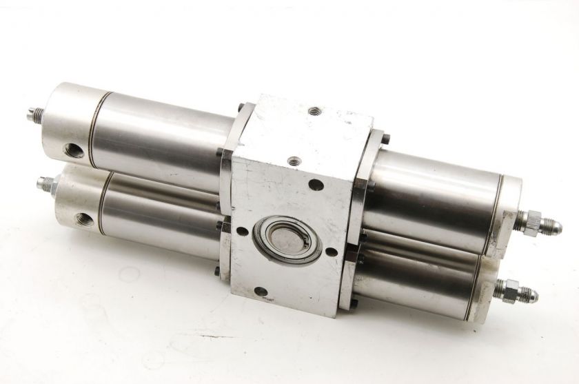 Bimba Pneumatic Rotary Cylinder Actuator Pneu Turn Dual Cylinder 