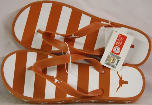 CAMPUS FOOTNOTE TEXAS LONG HORN FLIP FLOPS  