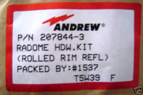 ANDREW RADOME HARDWARE KIT 207844 3  