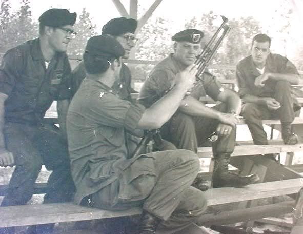 US Army Green Beret Special Forces Weapons Instructors Photo Vietnam 