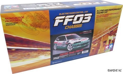 10 Tamiya 58467 FF03 RC Castrol Honda CIVIC VTi EG6  