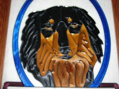 Dog (Dif.Breed) Stained Glass Panel~SilverCreek~$50~NEW  