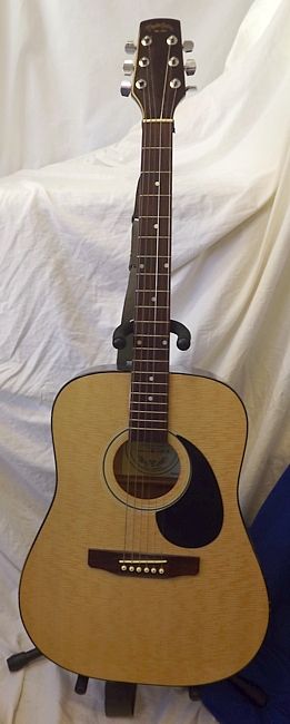 VINTAGE HONDO ACOUSTIC GUITAR ~NATURAL FINISH~  