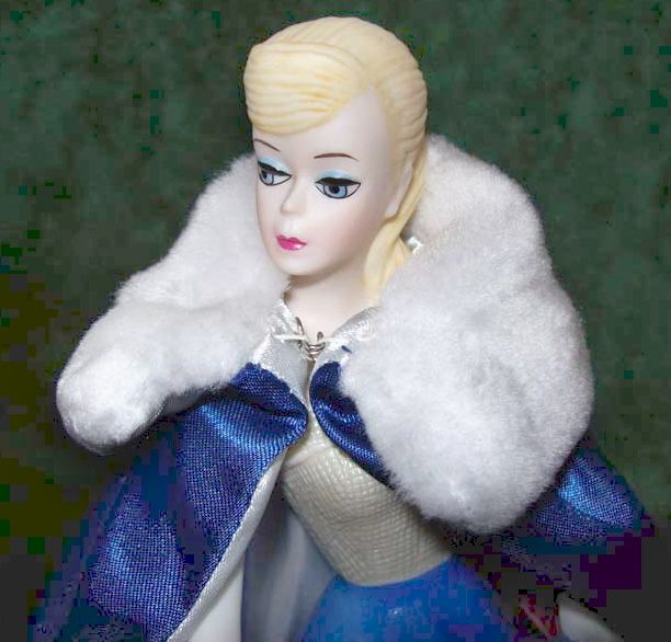 Barbie Midnight Blue 1965 Musical Figurine Blonde  