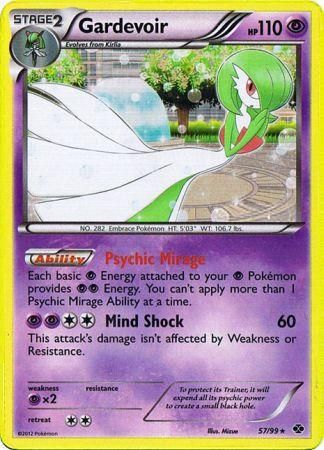 card gardevoir number 57 99 evolution stage 2 pokemon set b w next 