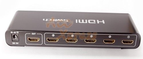 PORT HDMI SWITCH W REMOTE 1080P HDTV ALU HD  