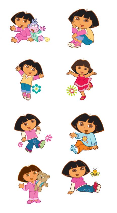 CLIPART DESIGN Dora the explorer VECTOR EPS  