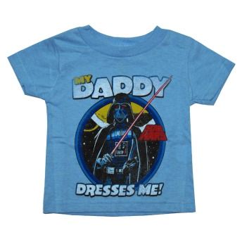 Star Wars Darth Vader My Daddy Dresses Me Infant T Shirt Tee  