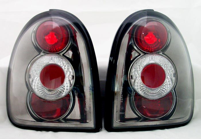 VAUXHALL Opel Corsa B Black 94 00 HALO Head Lights *J  