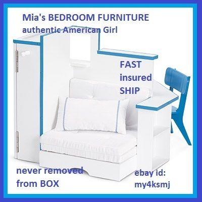 AMERICAN GIRL Doll MIA Mias BEDROOM FURNITURE Bed Room  