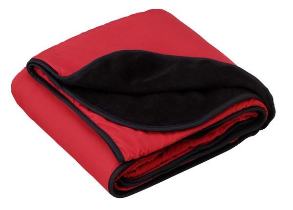 COLORS WATERPROOF BLANKET FLEECE, STRAP TRAVEL THROW  