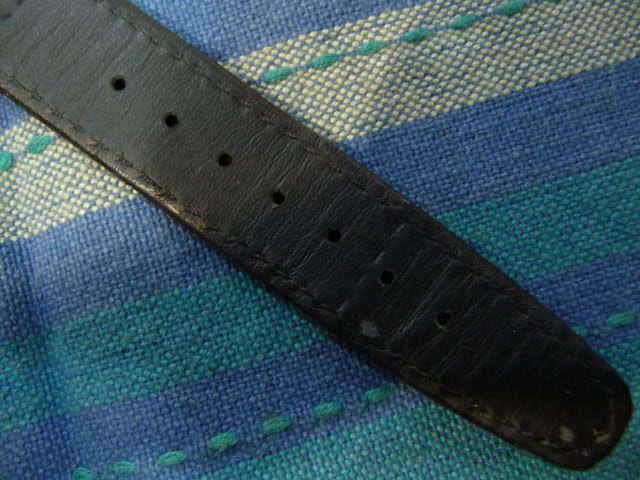 Authentic & new 18mm IWC Black croco strap for Da Vinci  