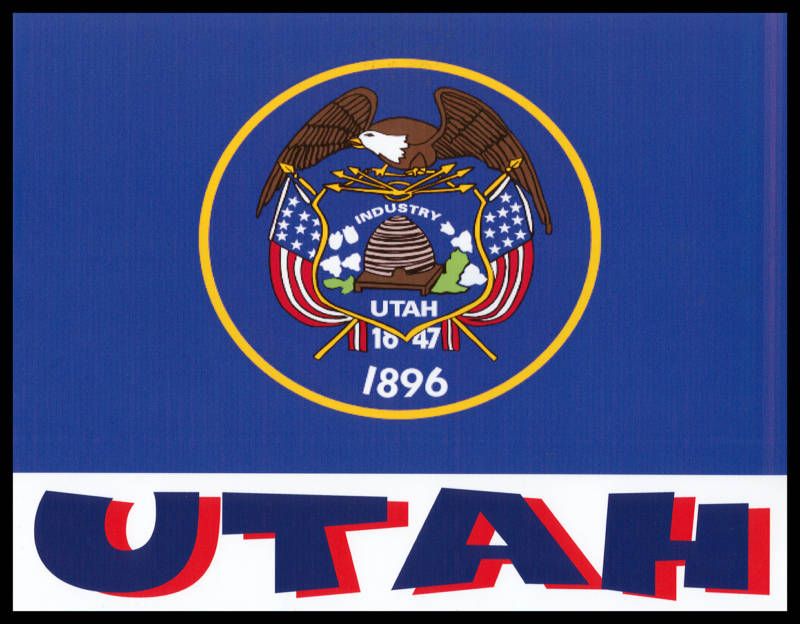 Utah State Flag T Shirt New 8 Sizes 3 Colors  