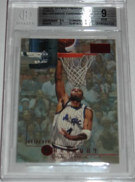 1996 97 Anfernee Penny Hardaway Ruby Rubies BGS 9 RARE  