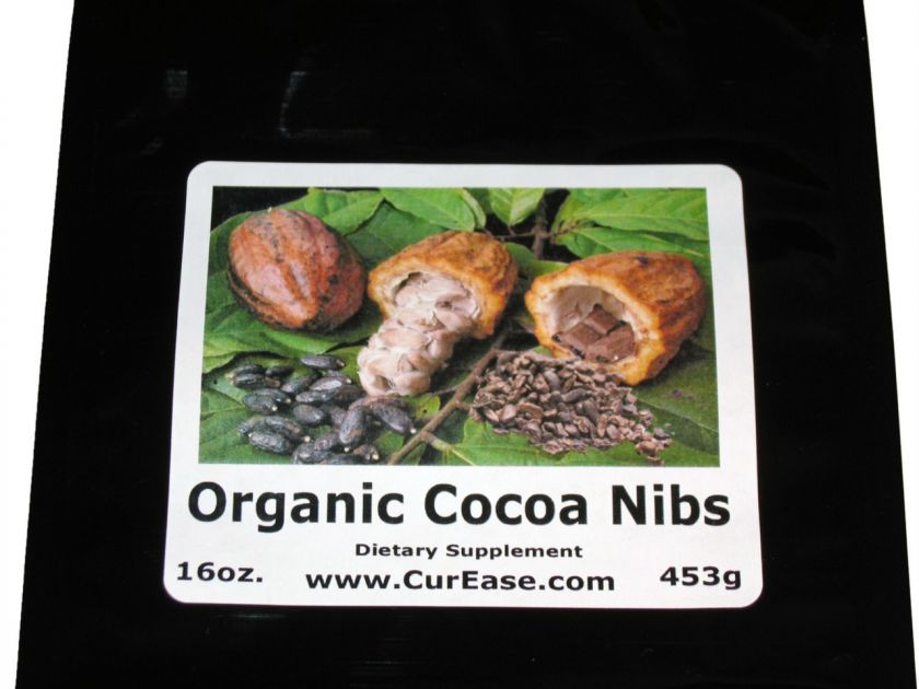 100% Cocoa RAW CHOCOLATE Pieces CaCao Nibs ~ High ORAC  