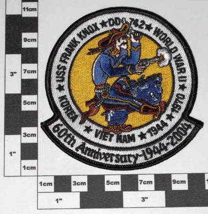 Abzeichen , Patch DD 742 U.S.S. Frank Knox / 60th Anni  