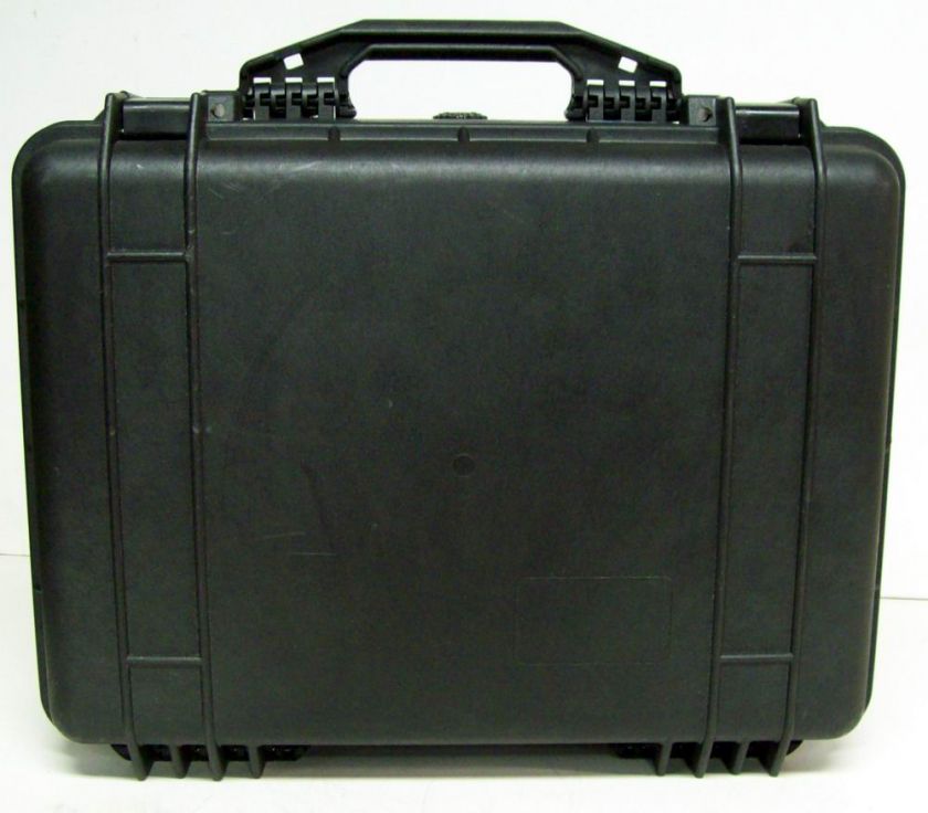 UNKNOWN STORM CASE, LENS CASE, OPTICAL CASE 19.25X14.25X7.75 PELICAN 