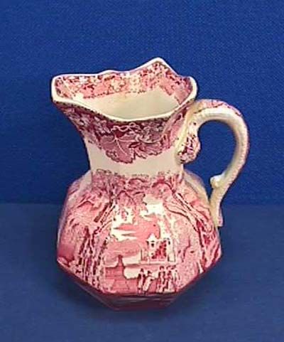 Masons Pink Vista China Water Pitcher Hydra Jug 32oz7  