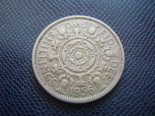 UK / GREAT BRITAIN / FLORIN   2 SHILLINGS / 1956  