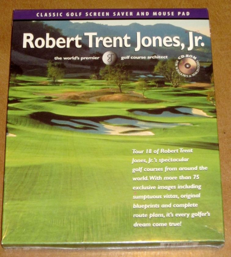   GOLF SCREEN SAVER & MOUSE PAD   ROBERT TRENT JONES , JR.  