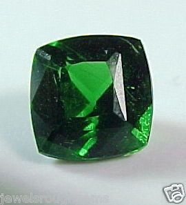 Rare African Intense Green Tsavorite Cushion Cut Gem BN  