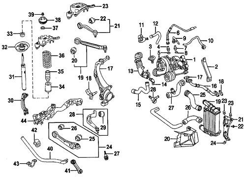 AUDI A4, S4, QUATTRO (B5) 1996 2002 PARTS LIST MANUAL  