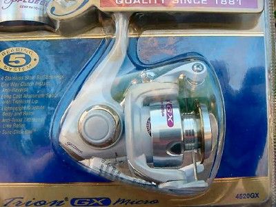 NIP Pflueger Trion Model 4520GX Micro 5 Bearing Spinning Reel with 