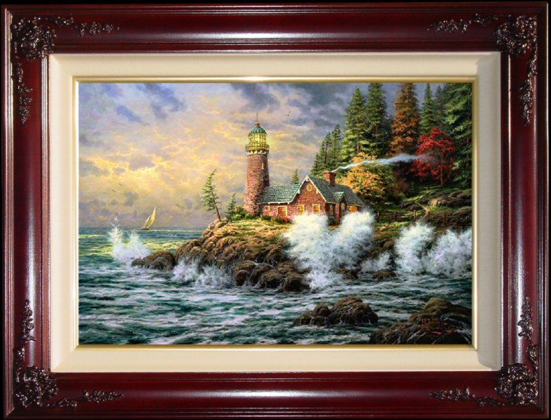 15/2950 Courage 24x36 S/N Framed Limited Thomas Kinkade Canvas Oil 