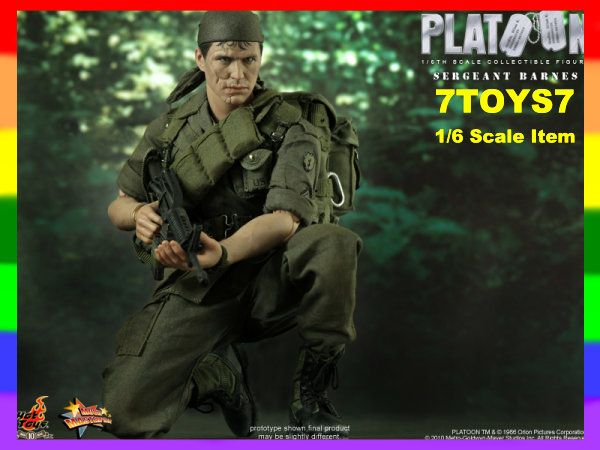 Hot Toys 1/6 Platoon Sergeant Barnes_ Box Set_ HT062Z  