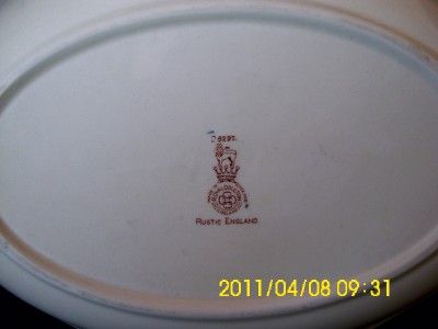 ROYAL DOULTON SERIESWARE BOWL   RUSTIC ENGLAND D6297  