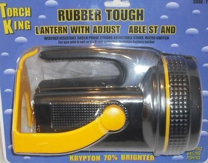 Torch King   TKR   6V Rubber Torch Lantern  