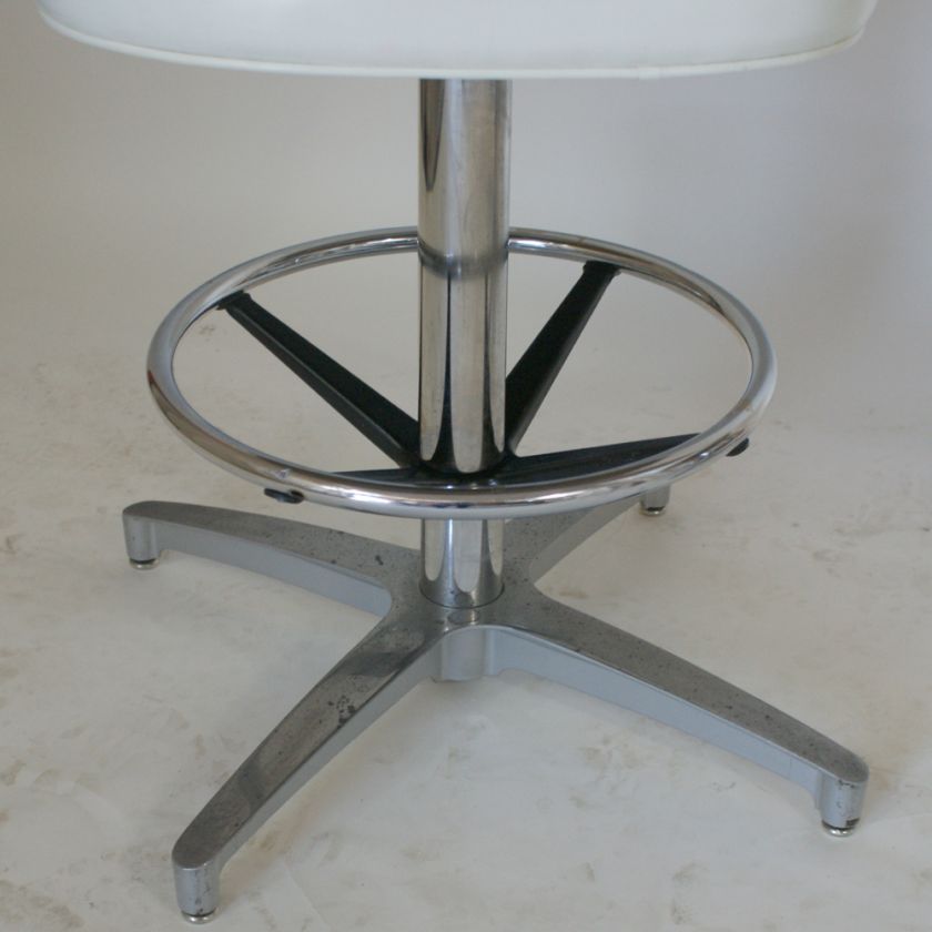 Vintage Bar Counter Stools High Back  