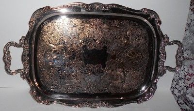 GORHAM BARONIAL SILVERPLATE HERITAGE WAITER TRAY YH318  