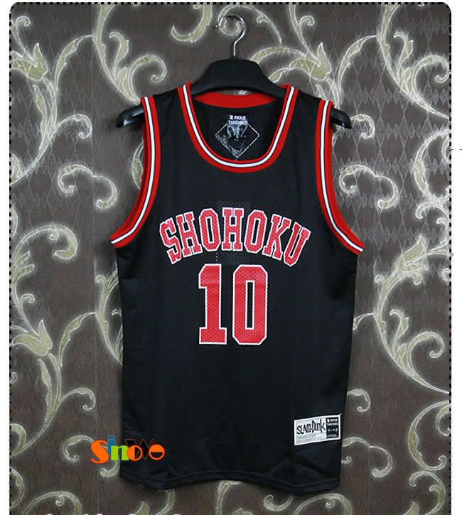 SLAM DUNK SHOHOKU Basketball Jersey #10 Sakuragi Anime Cosplay Costume 