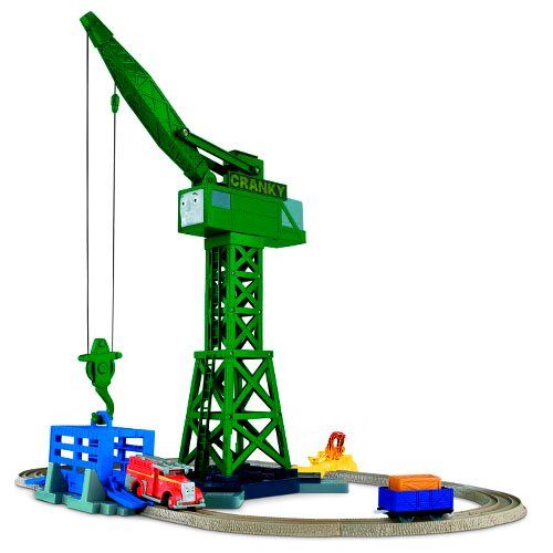 Thomas the Train   Cranky & Flynn Save the Day Play Set 027084954555 