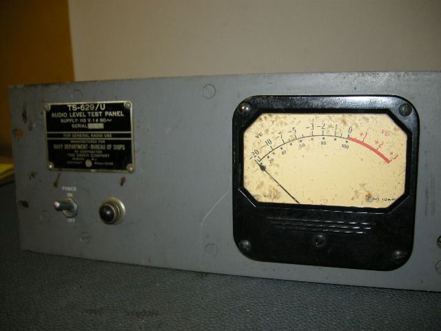 VINTAGE DAVEN WESTERN ELECTRIC TS 629/U AUDIO LEVEL TEST PANEL  