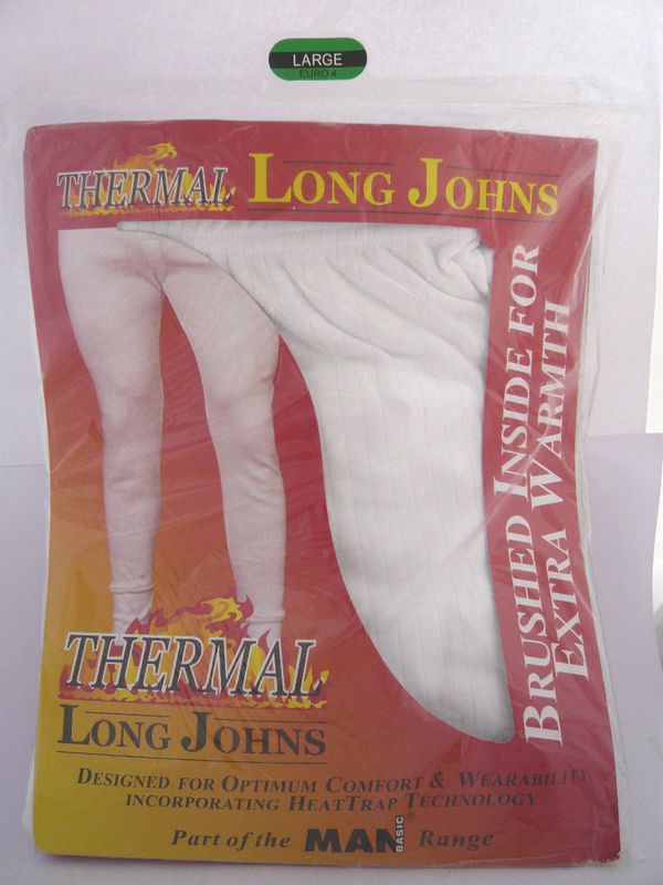 MENS & WOMEN THERMAL LONG JOHNS SIZES M, L, XL, XXL. LONGJOHNS. MEN 