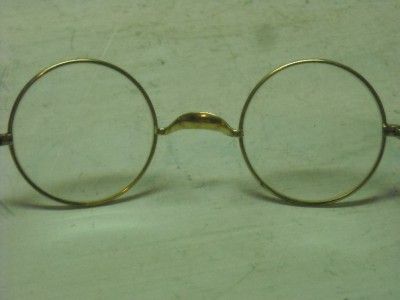 vintage windsor round gold metal AO eyeglasses frames FREE US SHIP 