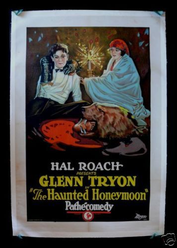 THE HAUNTED HONEYMOON * 1SH ORIGINAL MOVIE POSTER 1925  