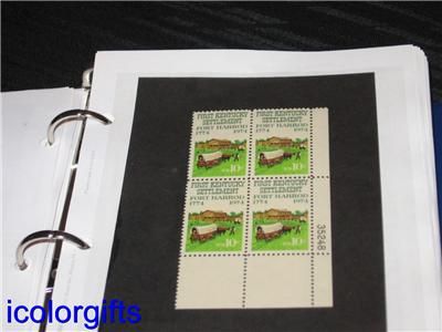 Superb Collection of 101 US Stamp Plate Block From 1970s 1980s 