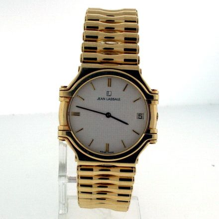 Jean Lassale Thalassa 18k Yellow Gold Mid Size watch.  