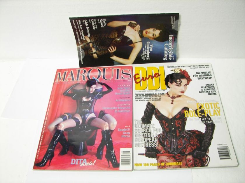 Dita Von Teese 3 Magazine Cover Marquis DDI  