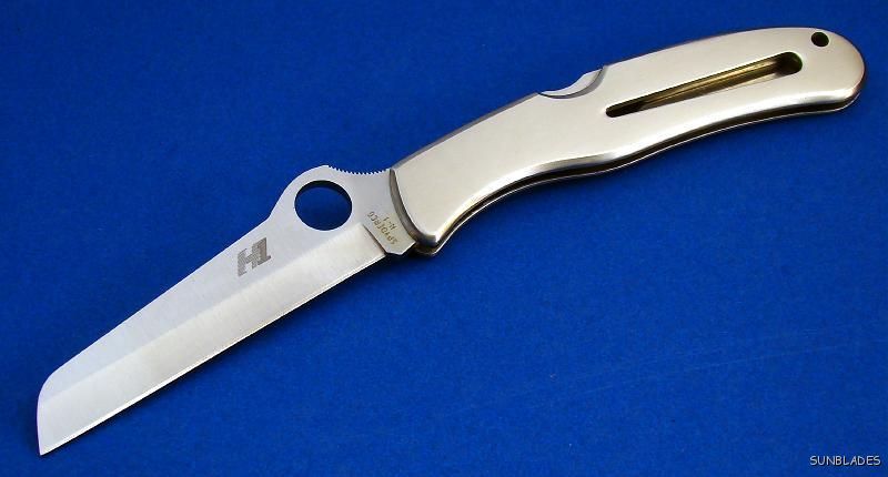 SPYDERCO MARINER H1 RARE JAPANESE FINE EDGE RESCUE KNIFE MINT NEW 