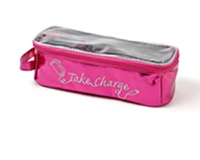 BATTERY CHARGER CASE IPOD PHONE TRAVEL ORGANIZER GIFT  