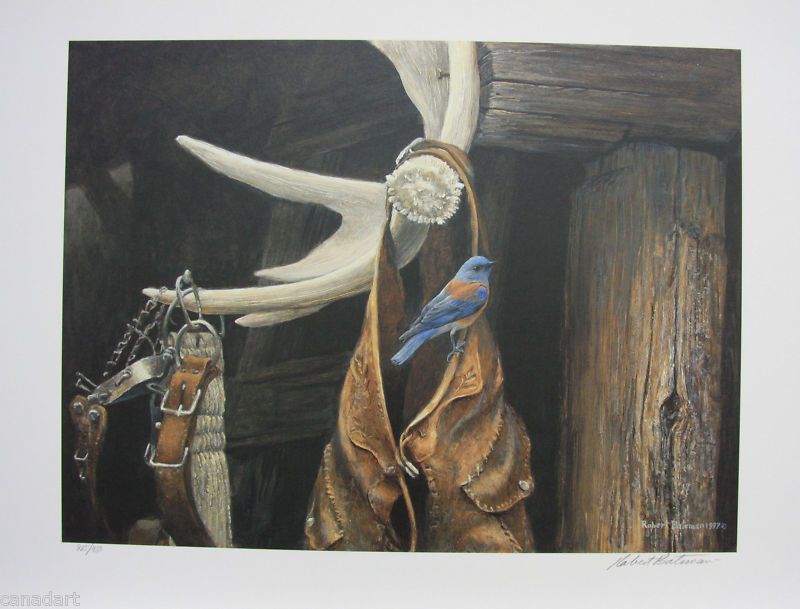 Robert BATEMAN print CHAPS  Western Bluebird LTD art  