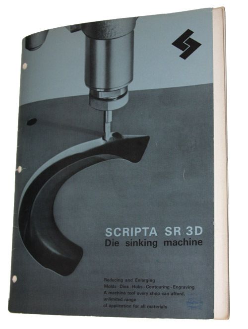 SCRIPTA SR 3D ENGRAVING & DIE SINKING MACHINE MANUAL on PopScreen