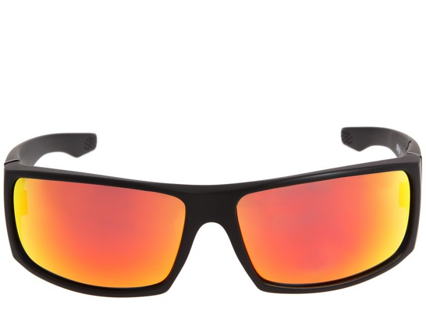 NEW $105 Spy Cooper XL Matte Black GREY W/ RED SPECTRA MIRROR Lens 